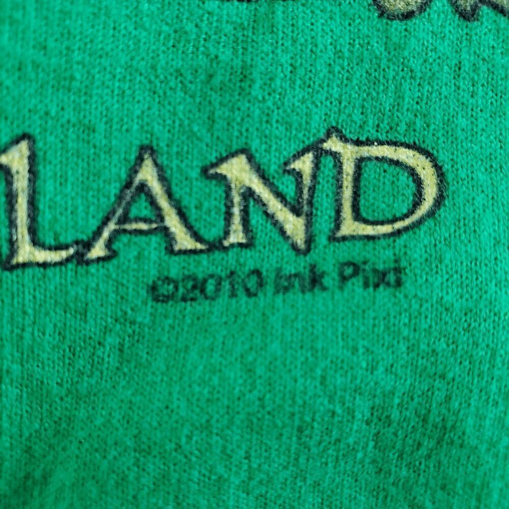 Neely Irish Pub Hoodie Mens Large Green Gildan May Your Cup Ne'er Run Dry Pullov - Picture 7 of 9